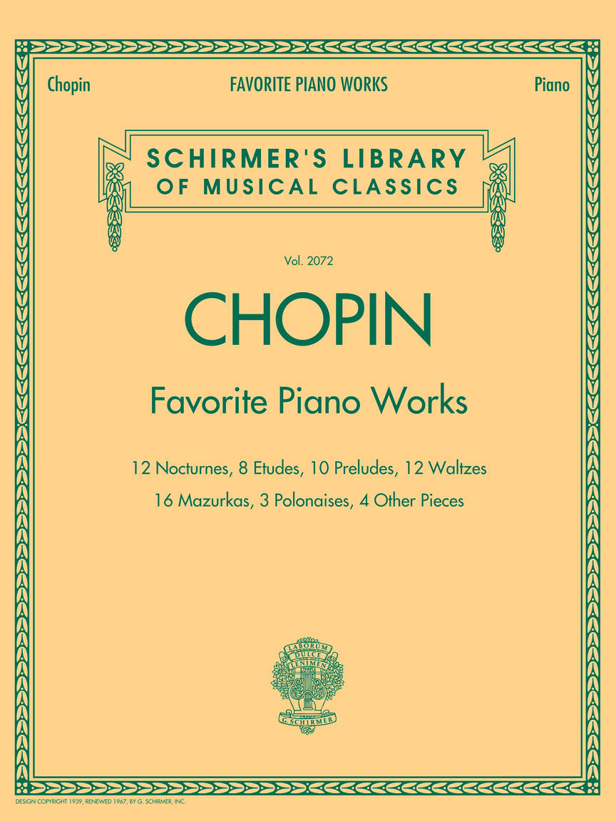 Chopin Favorite Pno Works GS