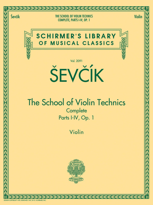 Sevcik School Vln Technics Comp Op1 Pts