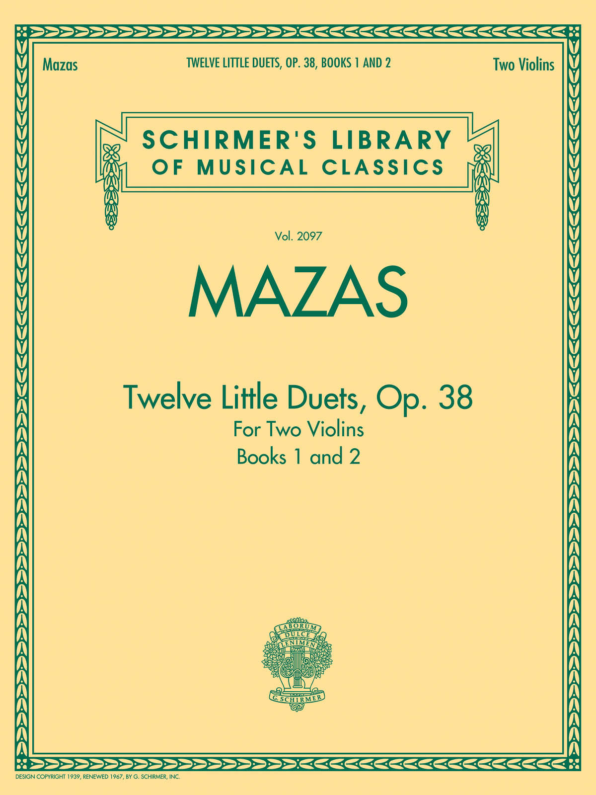 Mazas 12 Little Duets Vln Bk1+2 GS