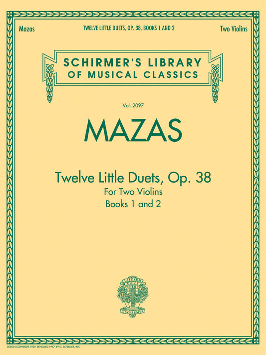 Mazas 12 Little Duets Vln Bk1+2 GS
