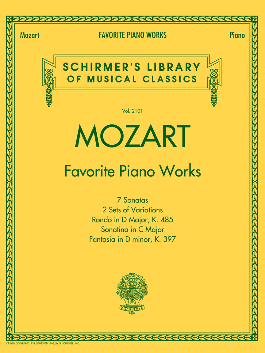 Mozart Favourite Pno Works GS