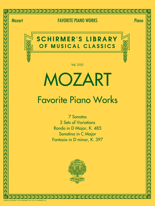 Mozart Favourite Pno Works GS