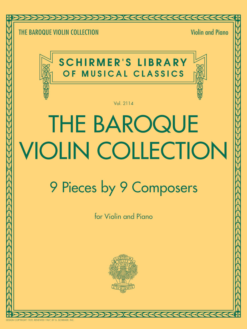 Baroque Vln Coll Vln&Pno GS