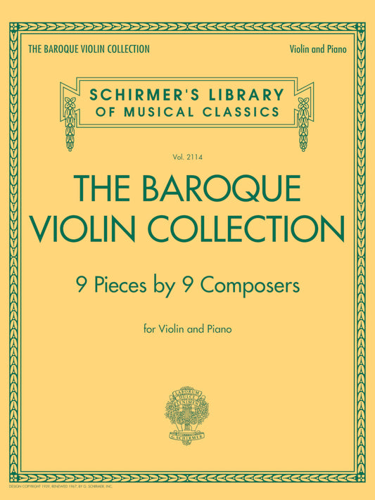 Baroque Vln Coll Vln&Pno GS