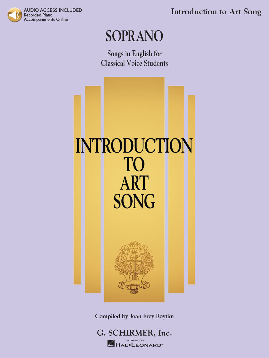 Introduction To Art Song Sop Bk+AAI HL