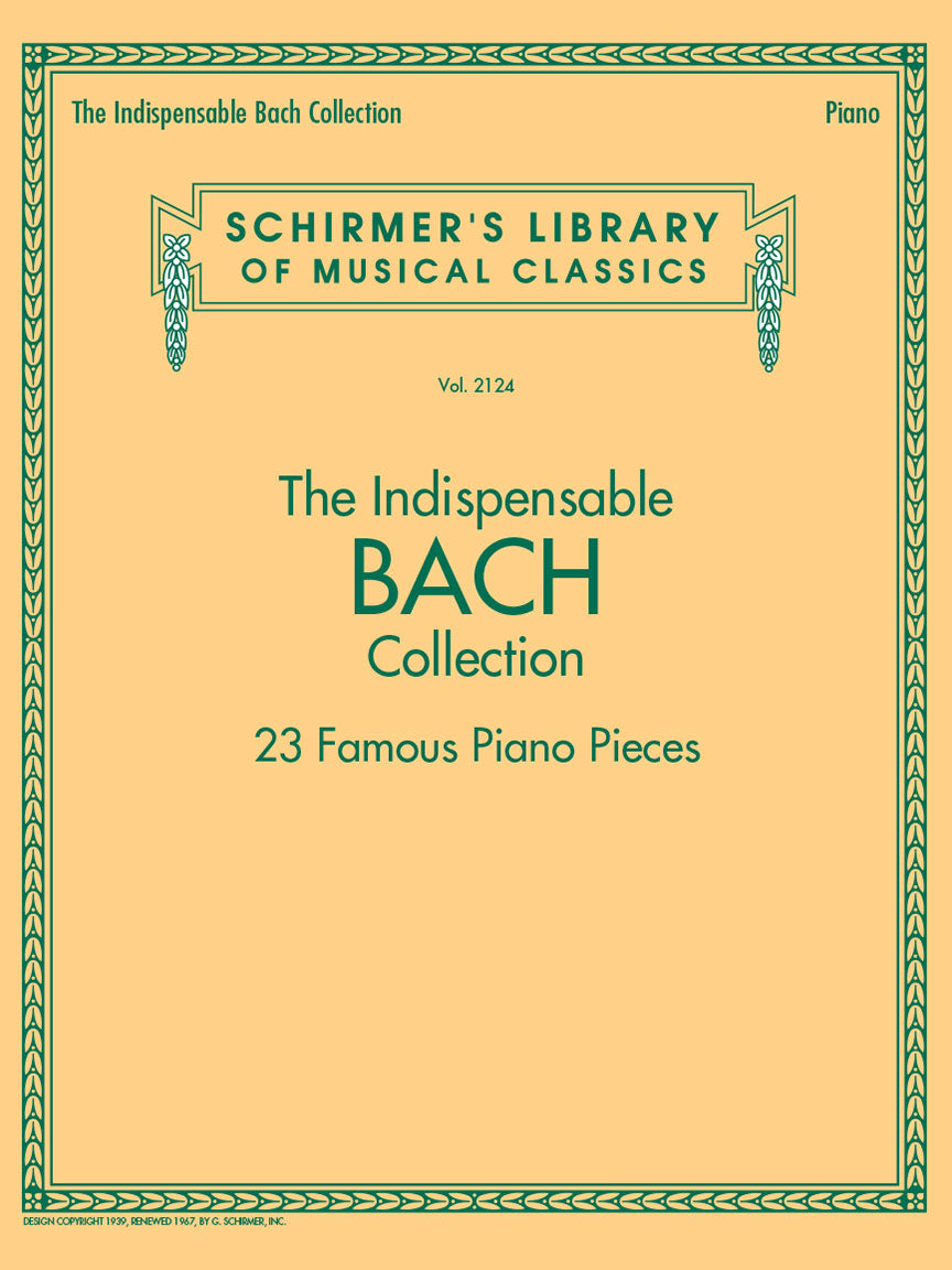 Bach Indispensable Coll Pno GS