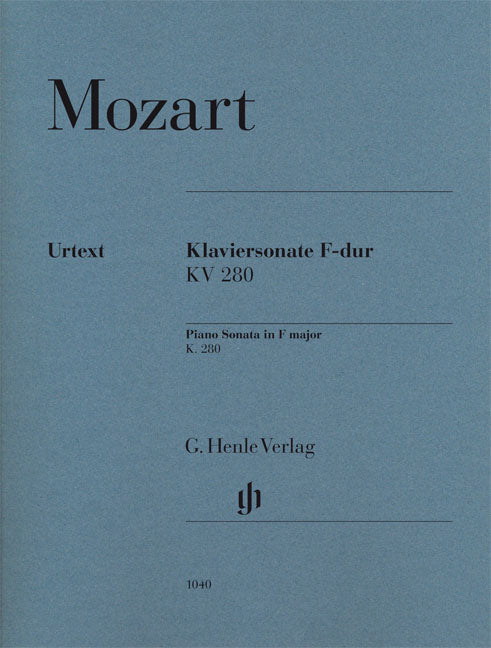 Mozart Piano Sonata FMaj KV280 HN