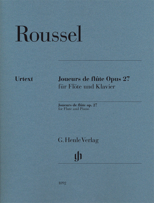 Roussel Joueurs De Flute Op27 Flt&Pno H