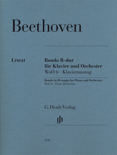 Beethoven Rondo Bflat maj WoO 6 HN1149