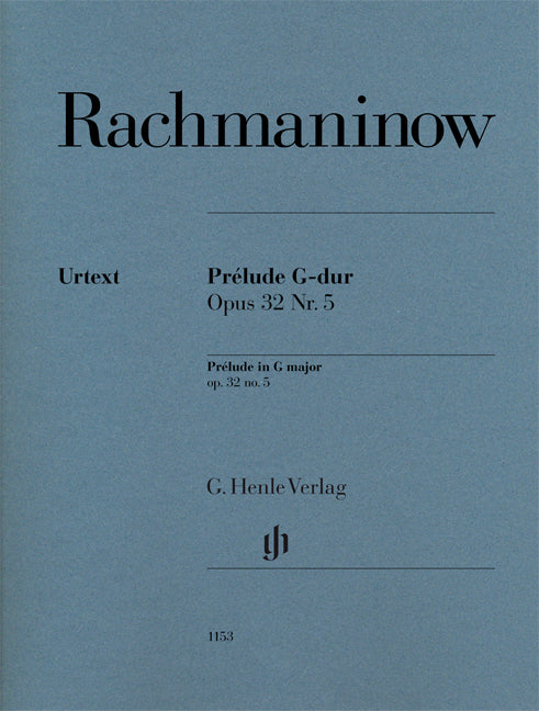 Rachmaninov Prelude Gmaj Op32 No5 HN