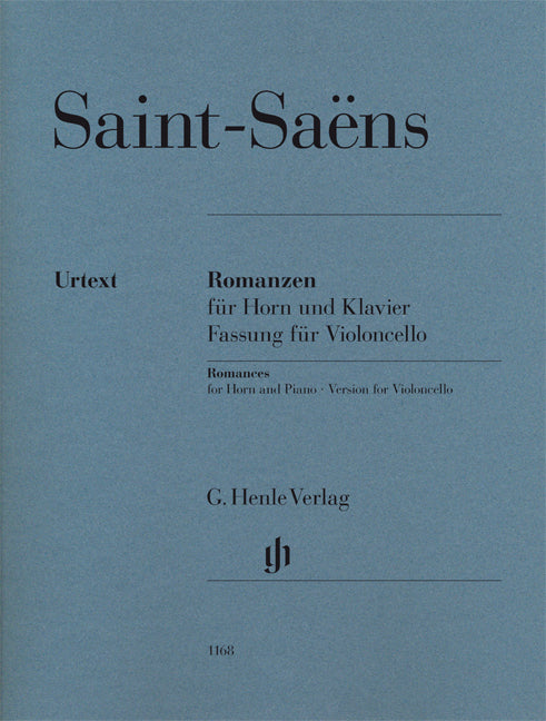 Saint-Saens Romances Cello&Pno HN1168