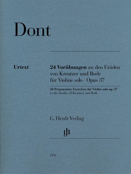Dont 24 Preparatory Exercises Vln Solo