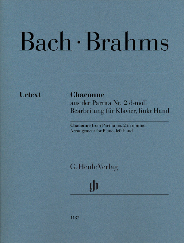 Bach Brahms Chaconne from Partita 2 Pno