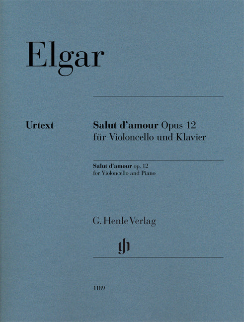 Elgar Salut damour Vc&Pno Op12 HN