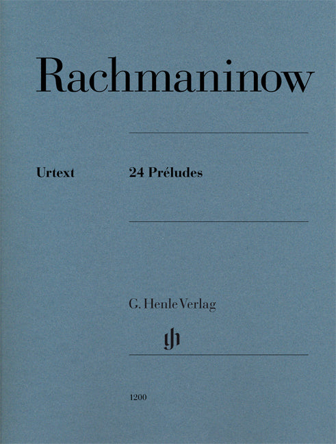 Rachmaninov 24 Preludes Henle