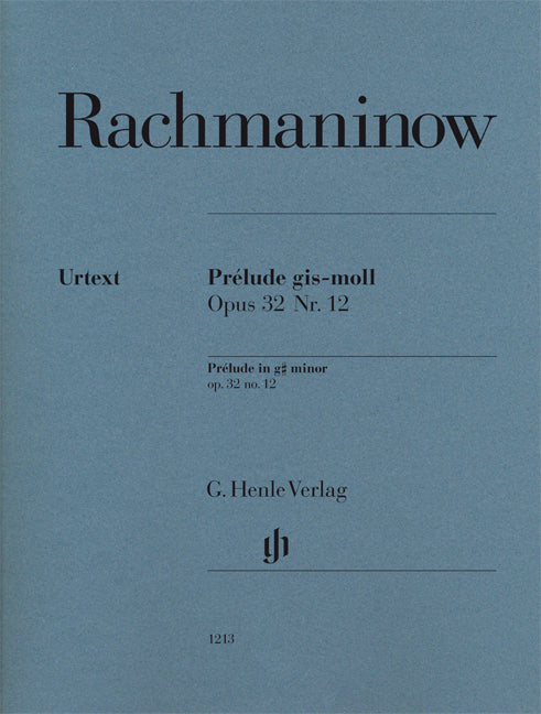 Rachmaninoff Prelude G,Min Pno HN