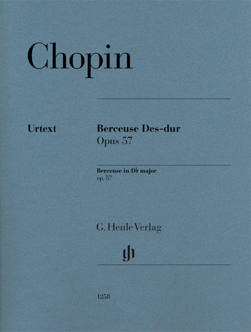Chopin Berceuse Db Op57 Pno HN1258
