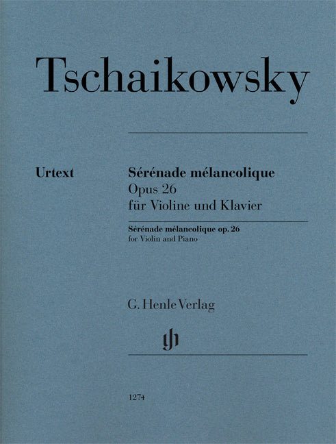 Tchaikovsky Serenade Melancolique Op26