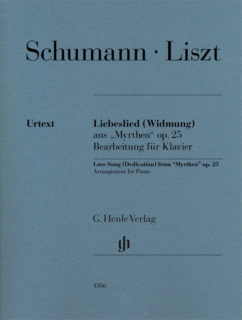 Schumann/Liszt Love Song frm Myrthen Op