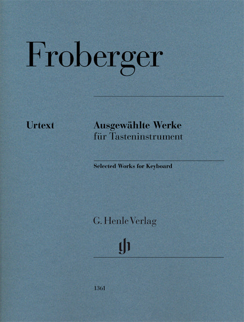 Froberger Selected Works for Kbd Pno HN