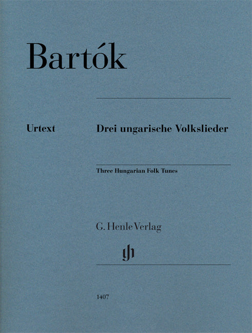 Bartok 3 Hungarian Folk Tunes Pno