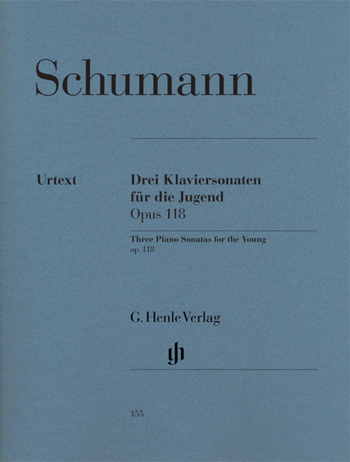 Schumann 3 Pno Sonatas for the Young Op118