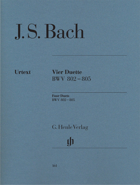 Bach 4 Duets Pno Solo HN
