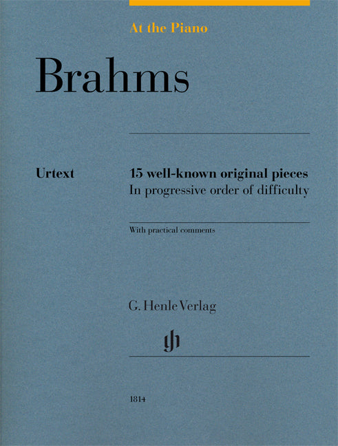 At the Piano Brahms 15 Well Known Pces
