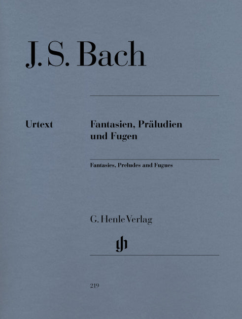 Bach Fantasies Preludes & Fugues HN