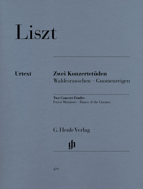 Liszt 2 Concert Etudes HN