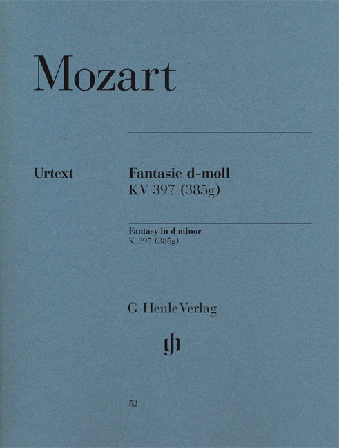 Mozart Fantasy Dmin HN KV397