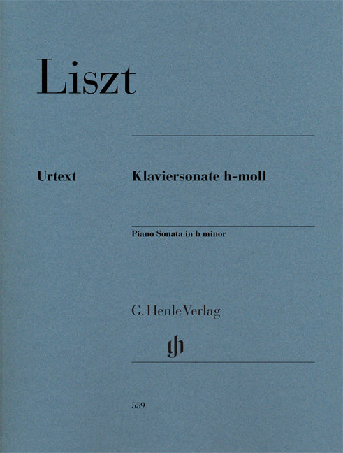 Liszt Pno Sonata Bmin HN NEW