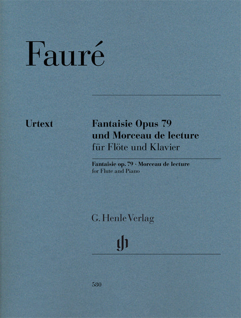 Faure Fantasie & Morceau De Lecture Flt