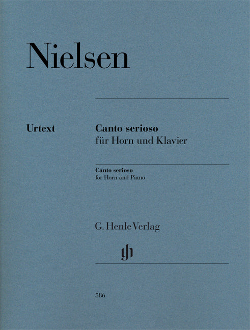 Nielsen Canto Serioso Hn&Pno HN