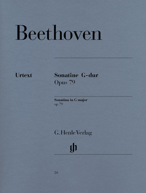 Beethoven Pno Sonatina G 25 Op79 HN