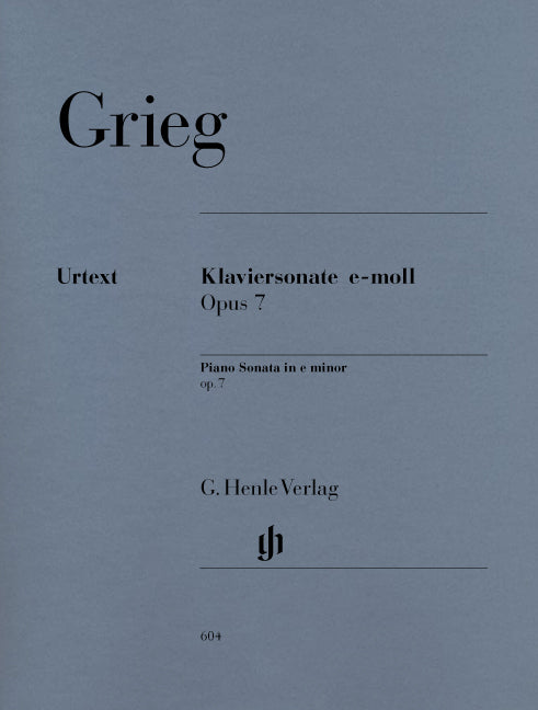 Grieg Piano Sonata Emin Op7 HN