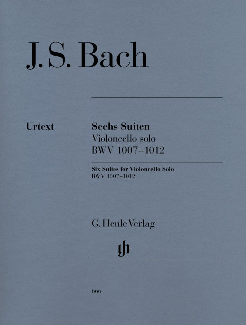Bach Six Suites for VC solo HN MDS