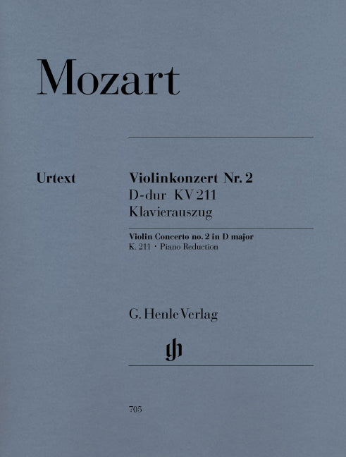 Mozart Vln Concerto 2 D K211 HN