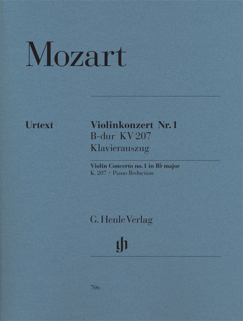 Mozart Vln Concerto No1 Bb KV207 HN