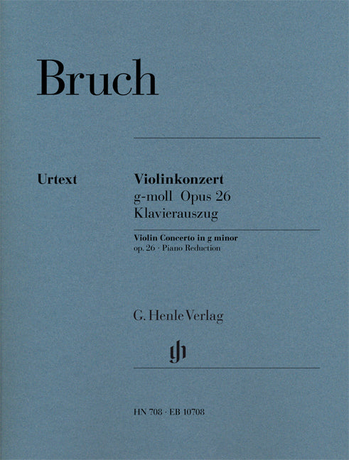 Bruch Vln Concerto Vln&Pno Gmin HN