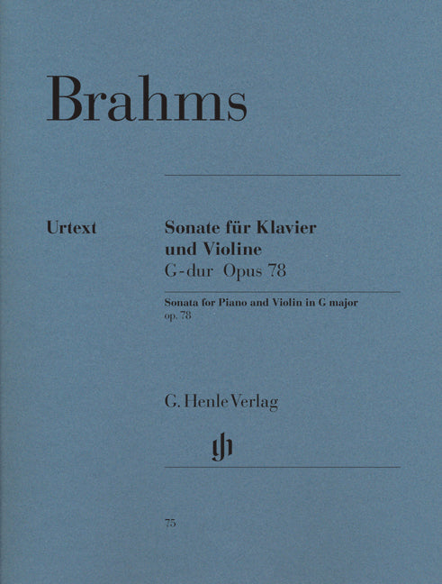 Brahms Sonata Vln/Pno in G op78 HN