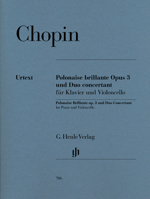 Chopin Polonaise brillante Op 3 & Duo C