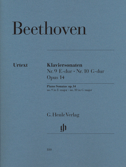 Beethoven Pno Sonatas Op14/1&2 No9/10 H