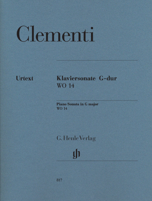 Clementi Pno Sonata G WO14 HN