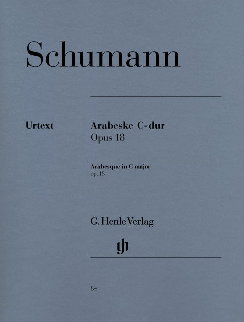 Schumann Arabesque in Cmaj Op18 Pno HN