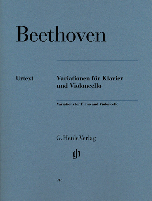 Beethoven Variations Cello & Pno HN913