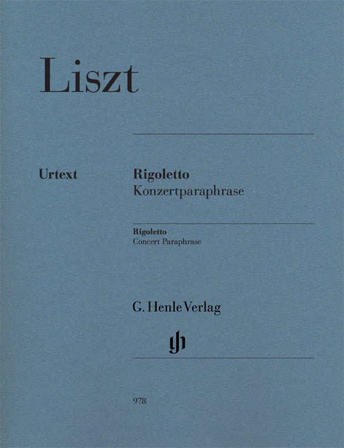 Liszt Rigoletto Pno HN