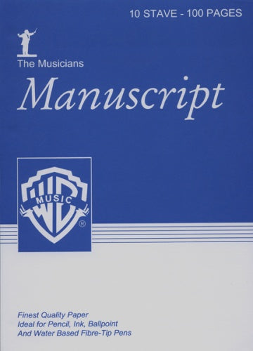 WB A4 10St Manuscript 100pp Pad