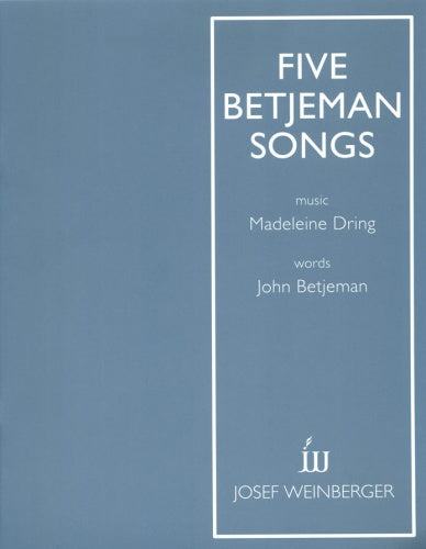 Dring 5 Betjeman Songs Voice Weinberger