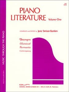 Piano Literature Volume 1 Bastien GP9 F